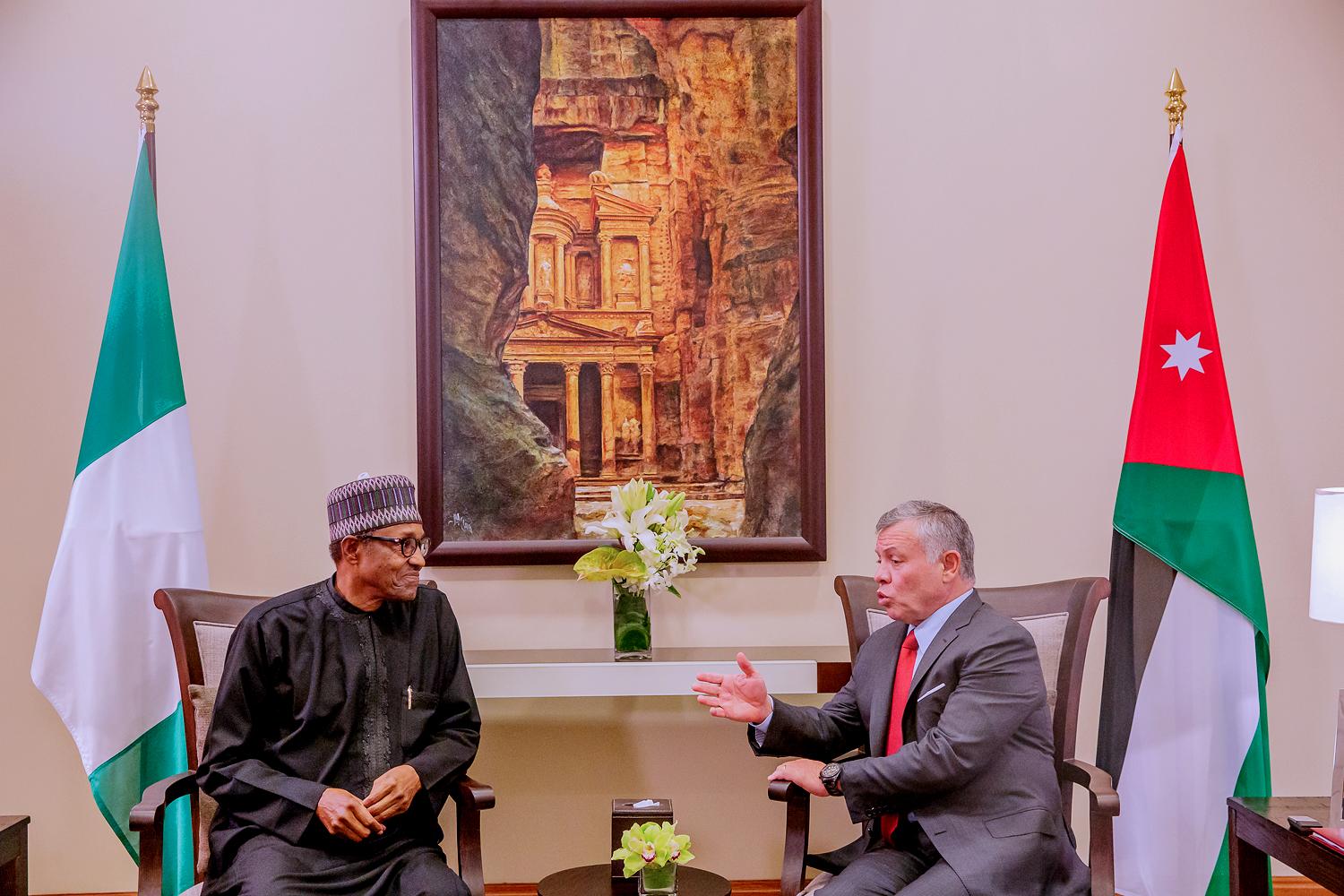 King Abdullah of Jordan assures Nigeria of more support to end terrorism