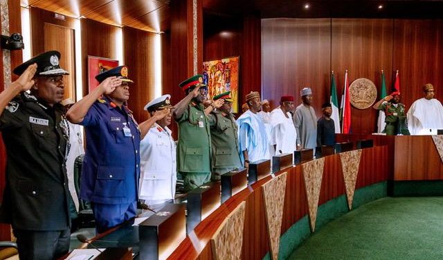 Buhari, governors, service chiefs in close-door meeting over insecurity