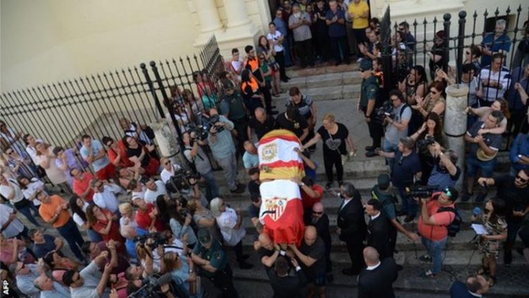 Former Arsenal star, Jose Reyes, buried in Spain