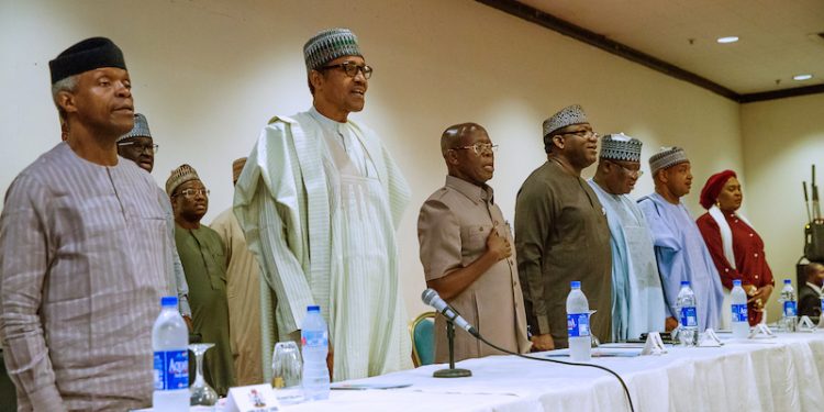 APC govt can lift 100m Nigerians out of poverty in 10 years – Buhari