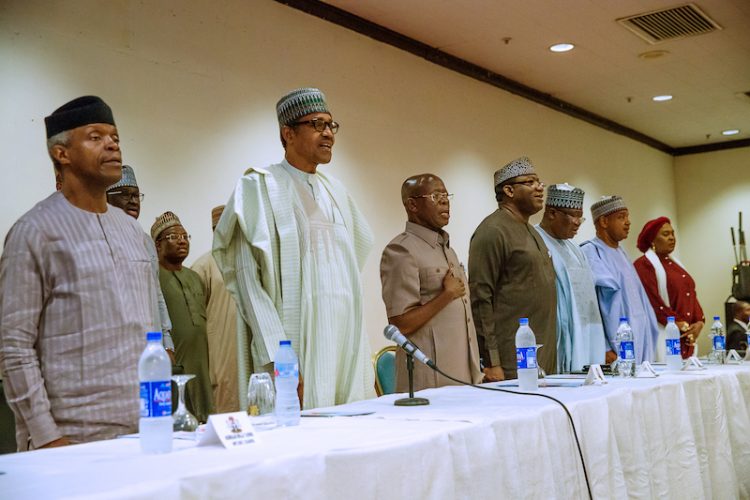 APC govt can lift 100m Nigerians out of poverty in 10 years – Buhari