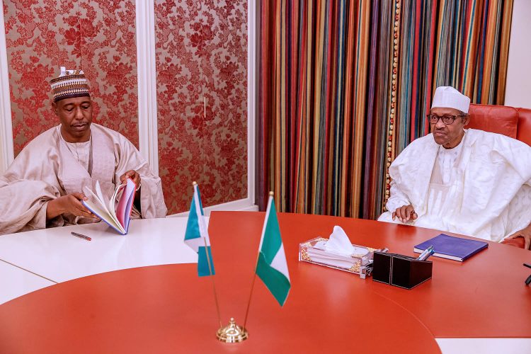 Borno governor meets Buhari, says military power not enough to end Boko Haram insurgency