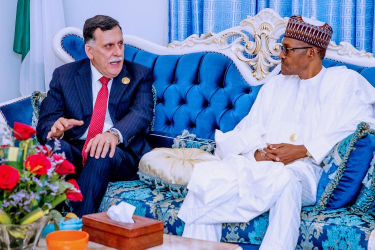 Buhari pledges support for political stability in Libya