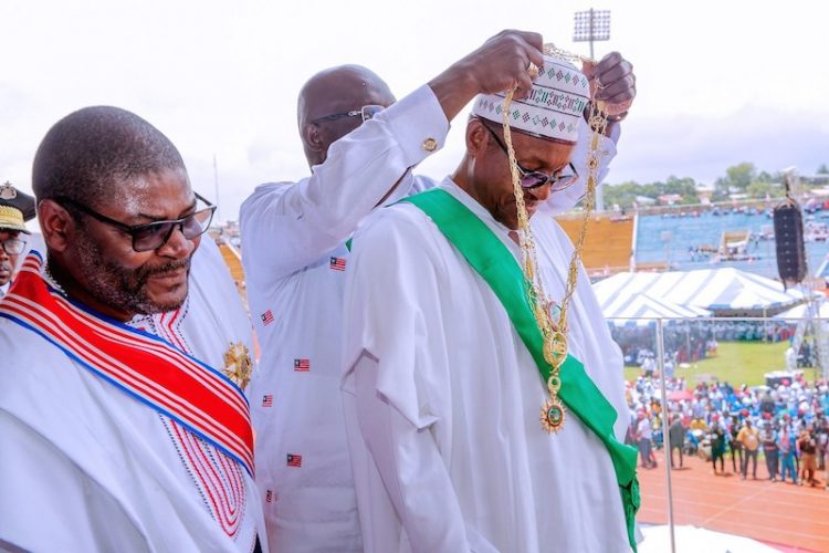 Buhari receives Liberia’s highest honour, restates commitment to economic recovery, sub-regional development