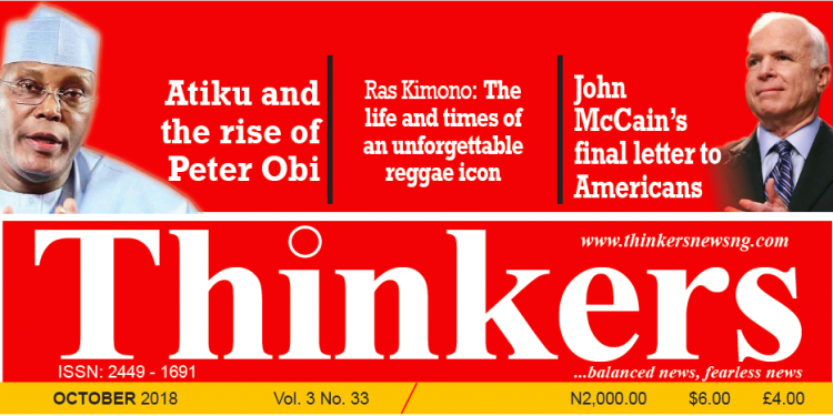 Thinkers Magazine – October 2018 Edition
