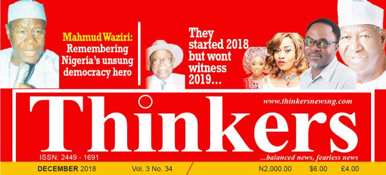 Thinkers Magazine – December 2018 Edition