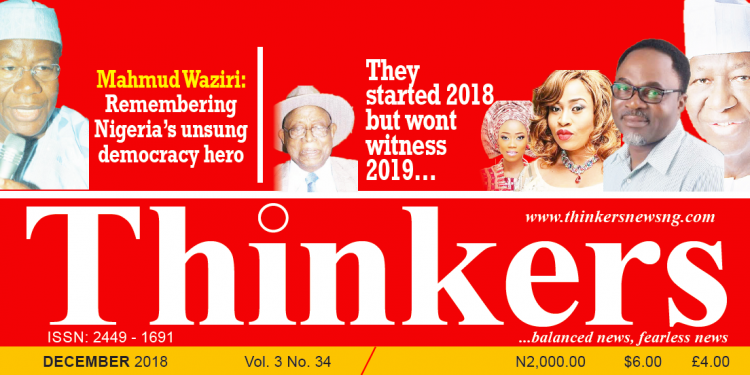 Thinkers Magazine – December 2018 Edition