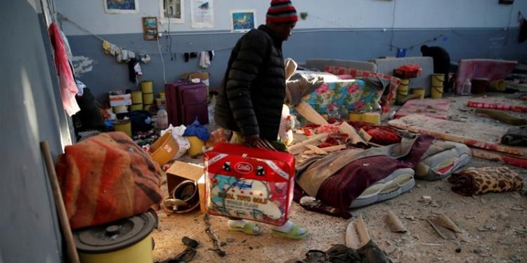 Buhari condemns deadly attack on migrant centre in Libya