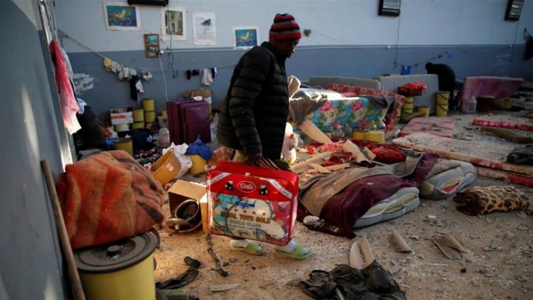 Buhari condemns deadly attack on migrant centre in Libya