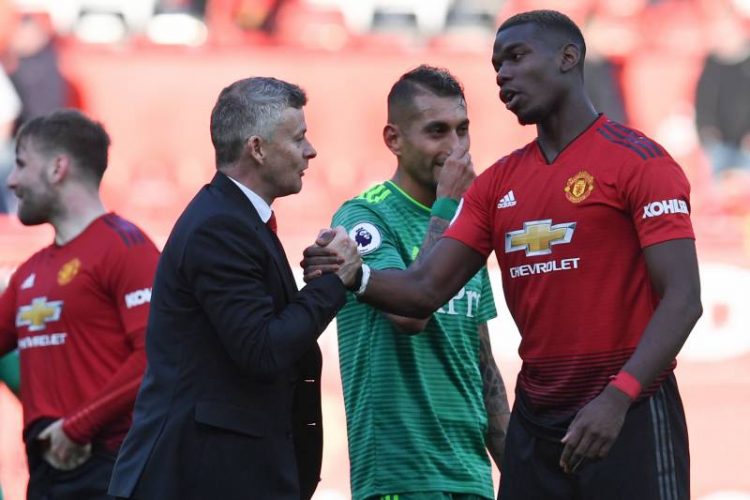 Solskjaer accuses media of nursing agenda against Pogba
