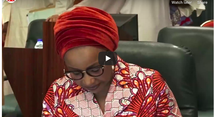 VIDEO: President Muhammadu Buhari and ministers at the maiden Federal Executive Council (FEC) meeting at the Council Chambers of the Presidential Villa in Abuja.