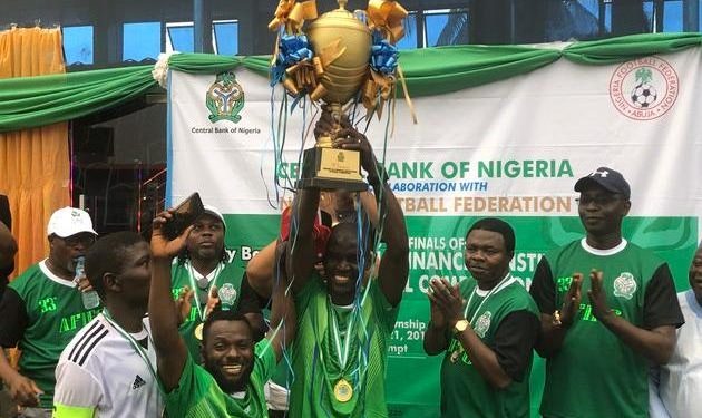 CBN FC beat Unity Bank FC 1-0 to win 2019 AFIFC