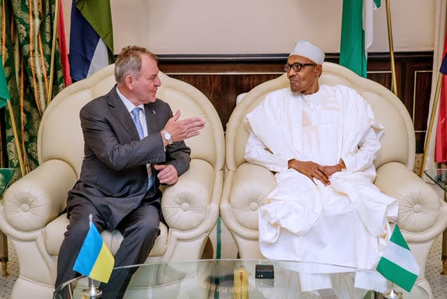 We’ll work closely with Ukraine, Buhari assures envoy
