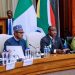 President Buhari meets with President Cyril Ramaphosa of South Africa for a Tete-a-Tete during his Official Visit to South Africa on 3rd Oct 2019