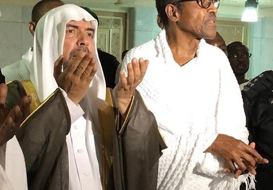 Buhari arrives Makkah for Lesser Hajj