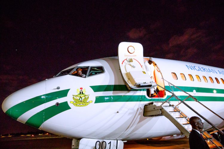 President Buhari arrives South Africa for a 3-day official visit