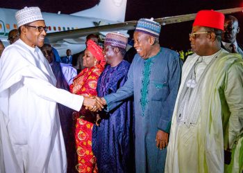 President Buhari arrives South Africa for a 3-day official visit