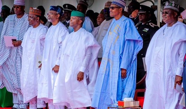 President Muhammadu Buhari Participated At Nigeria’s 59Th Independence Anniversary, At The  Presidential Villa, Abuja, On Tuesday
