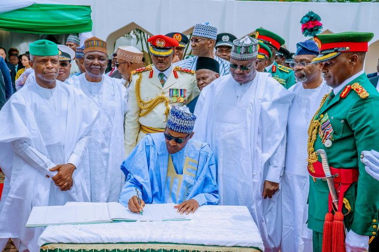 President Muhammadu Buhari Participated At Nigeria’s 59Th Independence Anniversary, At The  Presidential Villa, Abuja, On Tuesday