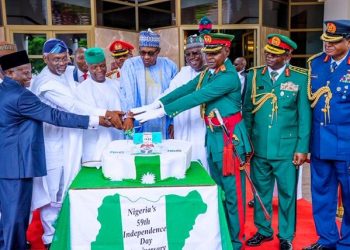 President Muhammadu Buhari Participated At Nigeria’s 59Th Independence Anniversary, At The  Presidential Villa, Abuja, On Tuesday