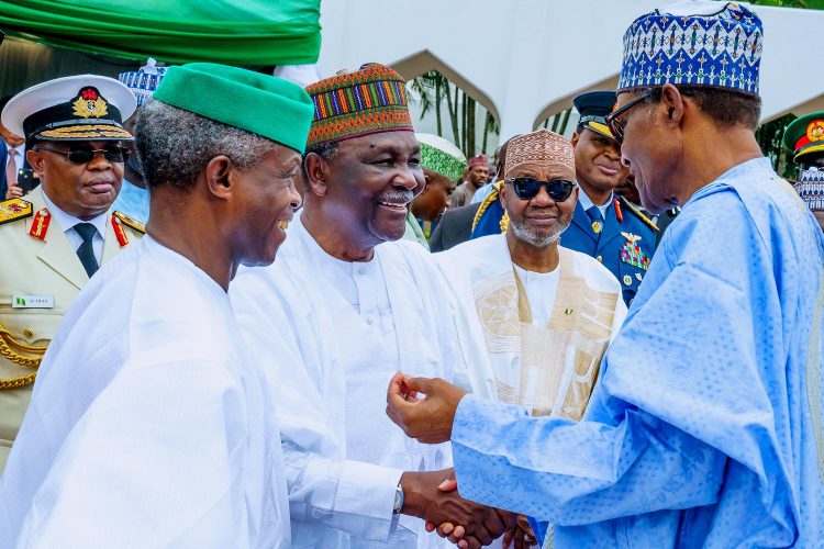 President Muhammadu Buhari Participated At Nigeria’s 59Th Independence Anniversary, At The  Presidential Villa, Abuja, On Tuesday