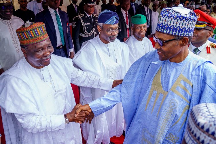 President Muhammadu Buhari Participated At Nigeria’s 59Th Independence Anniversary, At The  Presidential Villa, Abuja, On Tuesday