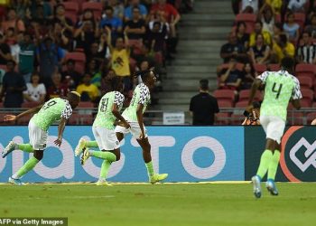 Gallant Super Eagles hold Brazil to 1-1 draw in Singapore