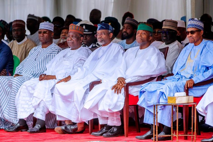President Muhammadu Buhari Participated At Nigeria’s 59Th Independence Anniversary, At The  Presidential Villa, Abuja, On Tuesday