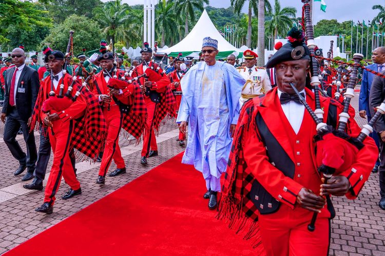 President Muhammadu Buhari Participated At Nigeria’s 59Th Independence Anniversary, At The  Presidential Villa, Abuja, On Tuesday