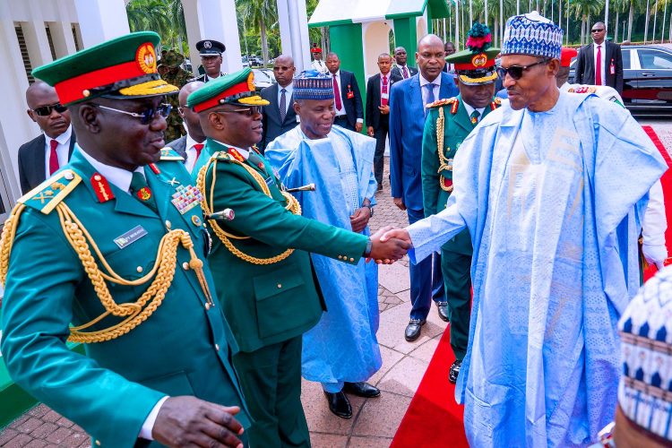President Muhammadu Buhari Participated At Nigeria’s 59Th Independence Anniversary, At The  Presidential Villa, Abuja, On Tuesday