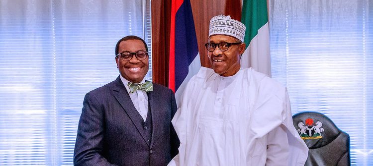 AfDB’s historic increase, vote of confidence in your leadership, Buhari tells Akinwunmi Adesina