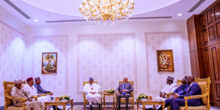 Photos: President Buhari arrives Egypt ahead of the ASWAN Forum on Peace and Sustainable Development in Africa on 10th Dec 2019