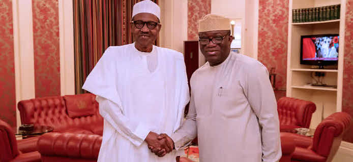 Kano Emirates: Fayemi briefs Buhari on Ganduje, Sanusi dispute, says intervention to avert escalation of crisis