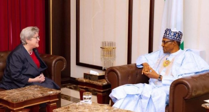 I sit as president with clear conscience, honouring my oath of office, Buhari tells new U.S envoy