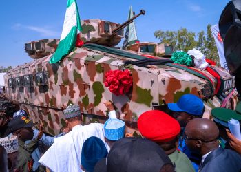 Photo News: Buhari unveils first indigenous MRAP, other military vehicles
