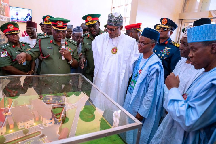 Photo News: Buhari unveils first indigenous MRAP, other military vehicles