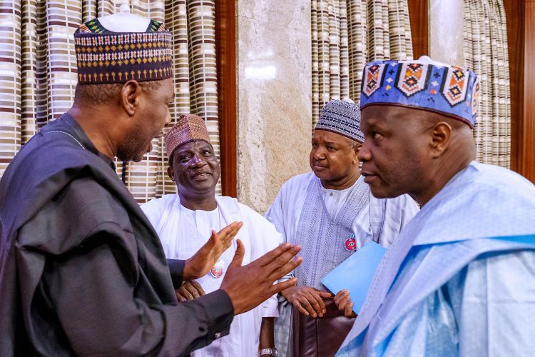 Photo News: President Buhari meets with APC Governors in State House, Abuja, on Thursday