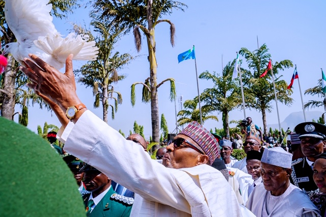 President Buhari presides over 2020 wreath laying ceremony for fallen heroes