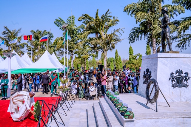 President Buhari presides over 2020 wreath laying ceremony for fallen heroes