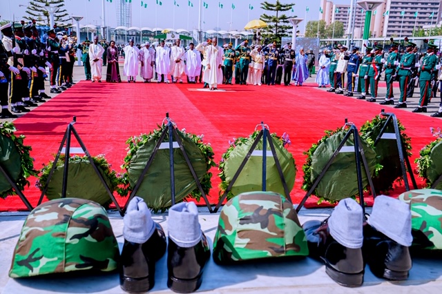 President Buhari presides over 2020 wreath laying ceremony for fallen heroes