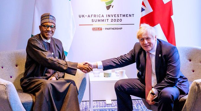 We’ve made gains on different fronts, Buhari tells British Prime Minister