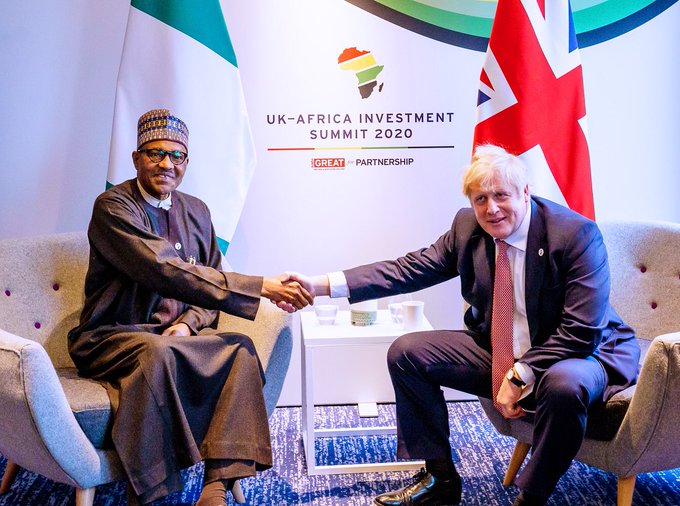 We’ve made gains on different fronts, Buhari tells British Prime Minister
