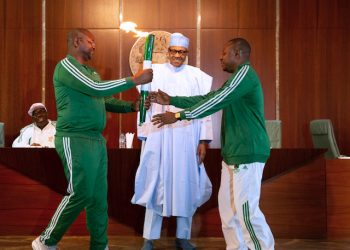 National Sport Festival: Buhari receives ‘Unity Touch,’ invites private sector investments