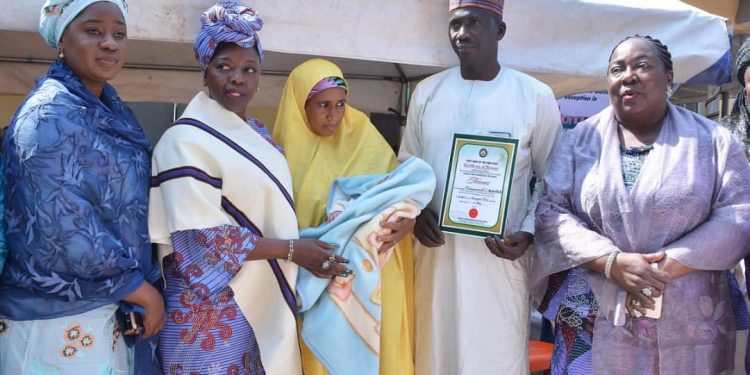 Aisha Buhari welcomes first baby of the year 2020