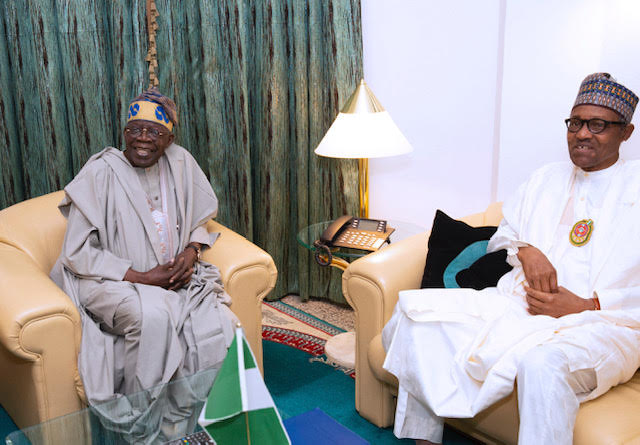 Tinubu meets Buhari, says debate over third term for president needless