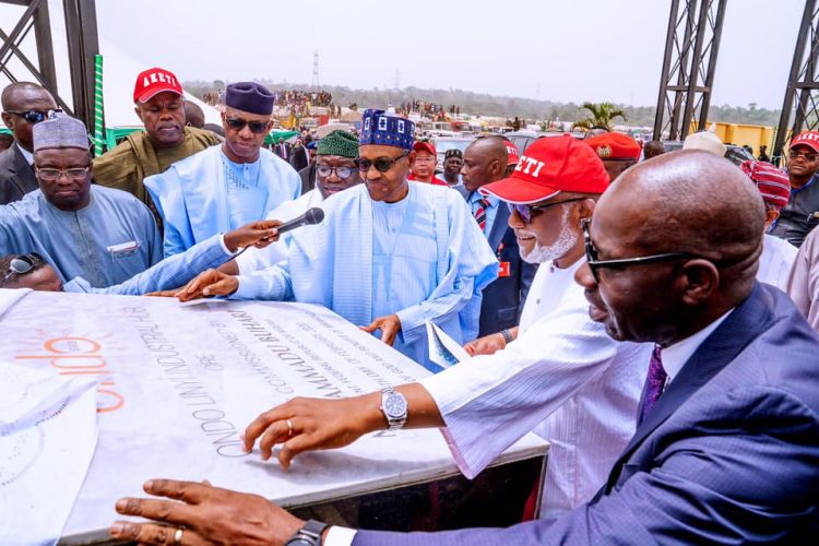 Buhari commissions Ore interchange flyover, assures of massive investment in infrastructure