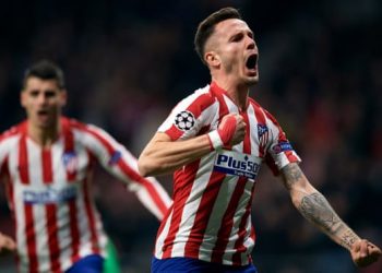 Saúl’s early strike gives Atlético Madrid first-leg edge over disjointed Liverpool