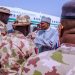 Auno attacks: Buhari pays sympathy visit to Maiduguri, seeks cooperation from community leaders