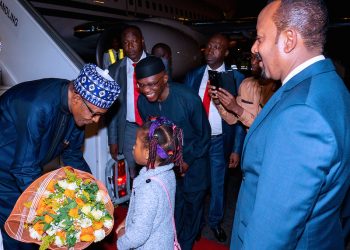 Photos: President Buhari arrives Addis-Ababa, Ethiopia