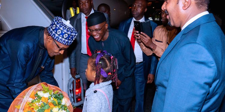 Photos: President Buhari arrives Addis-Ababa, Ethiopia